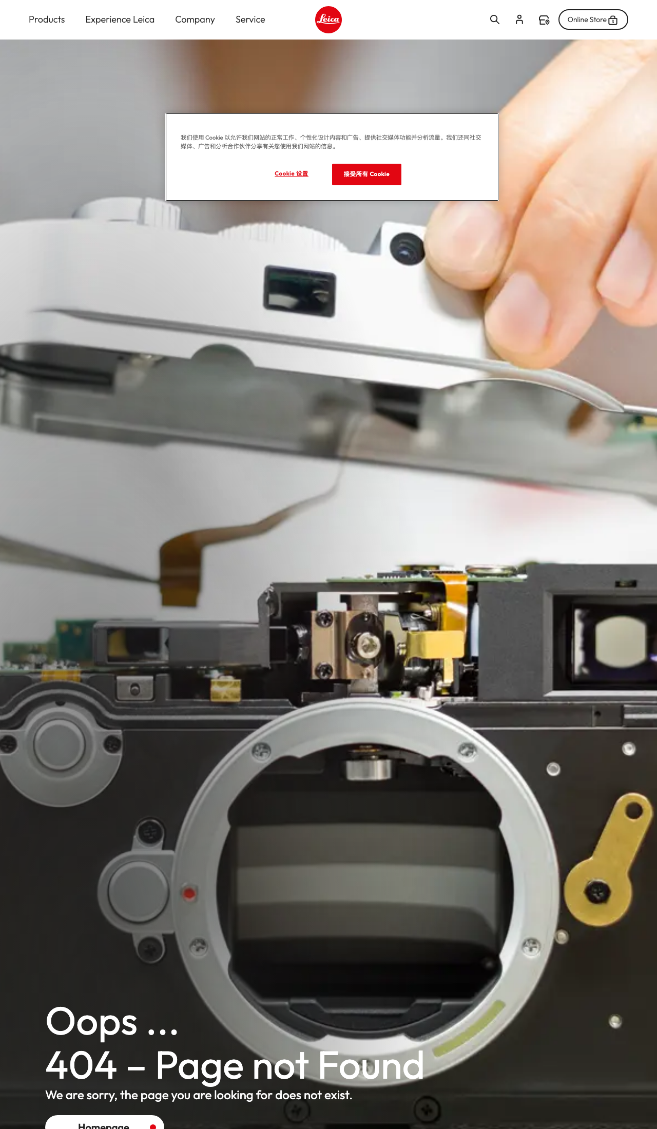 Leica's own 2014 CCD statement page now returns 404 Page Not Found